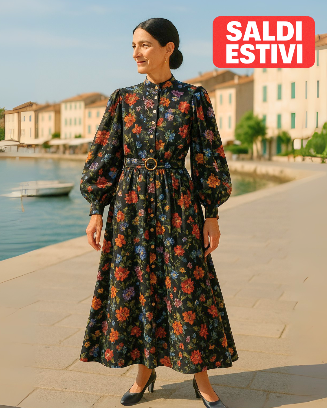 Vestito Estivo vintage con fantasia