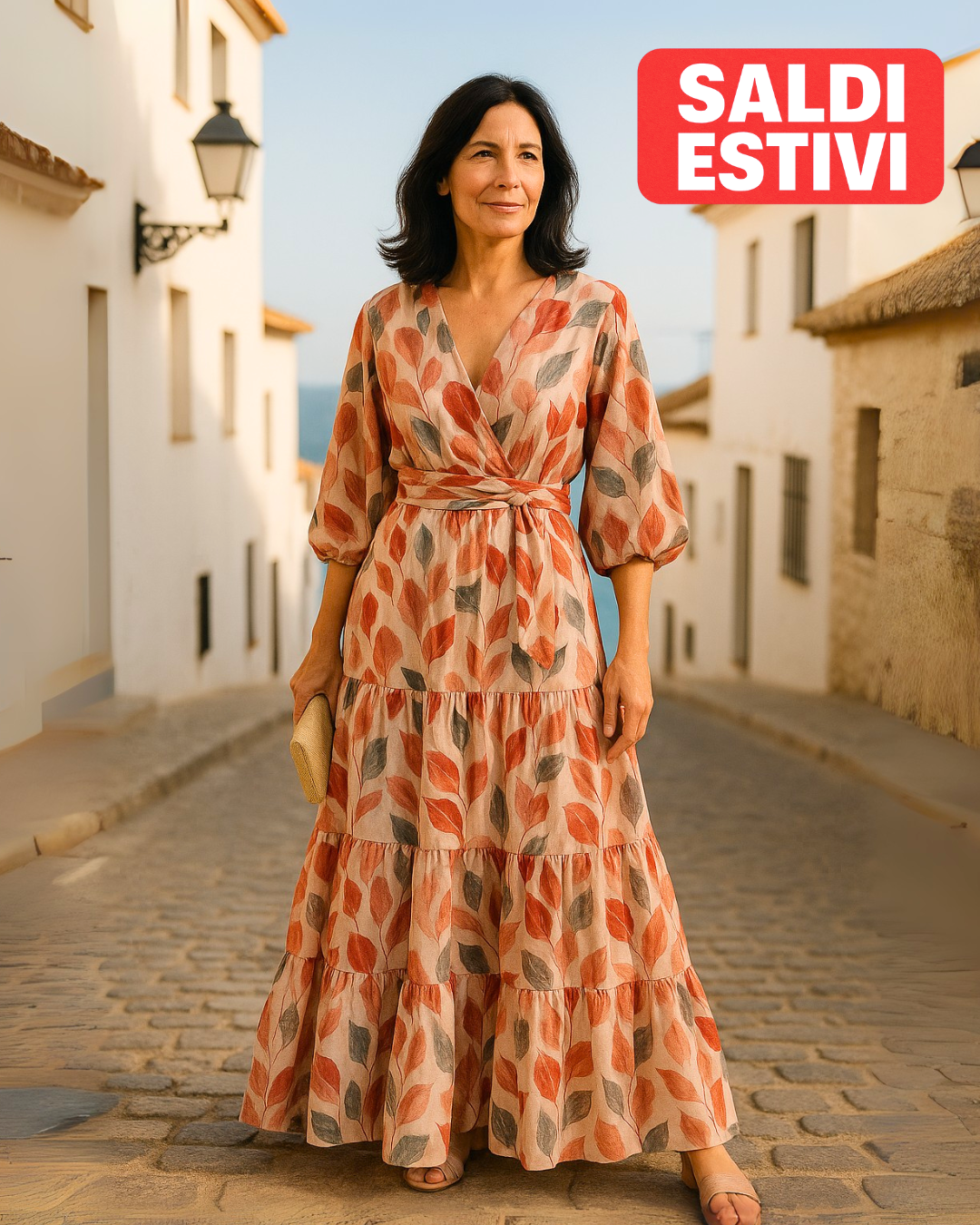 Vestito Lungo Floreale Estivo e Comodo