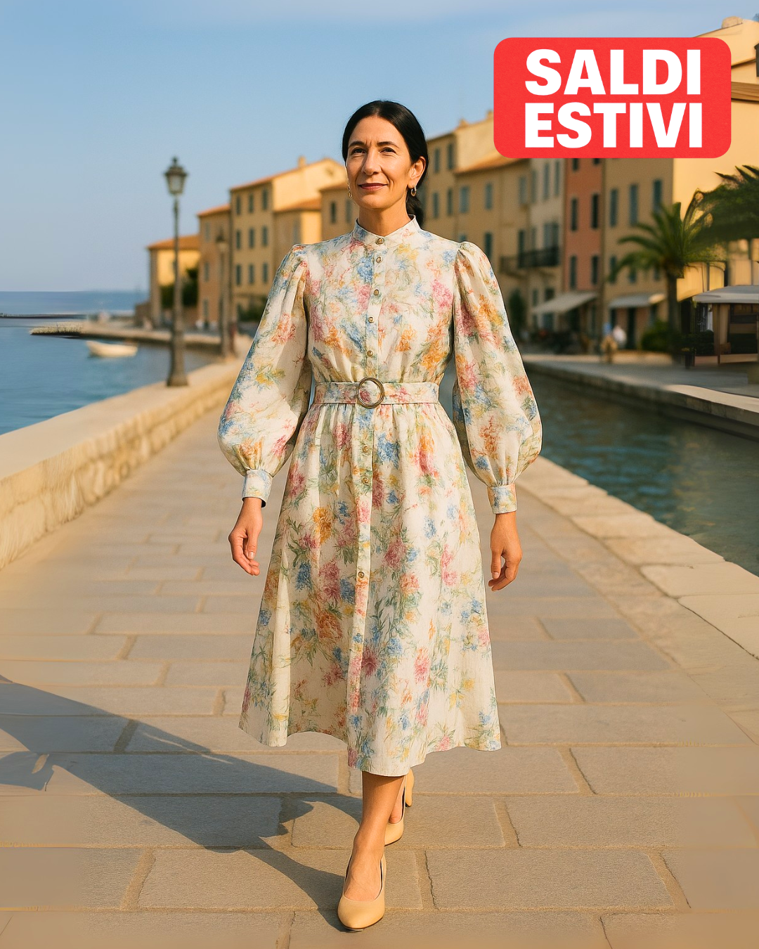 Vestito Estivo vintage con fantasia